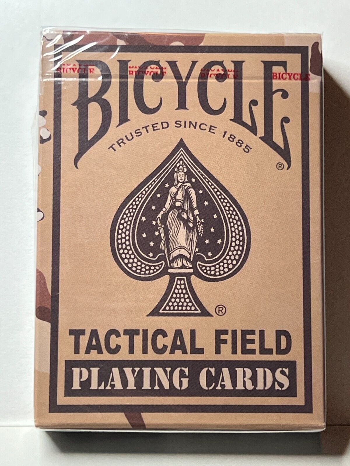 Tactical Field (Desert Brown Camo) [Bicycle] - Playing Cards -