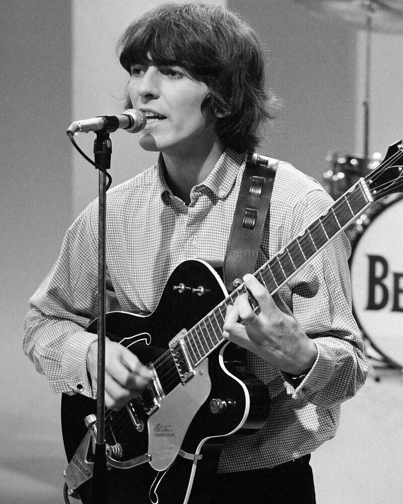 8x10 George Harrison GLOSSY PHOTO photograph picture print the beatles 60s 70s