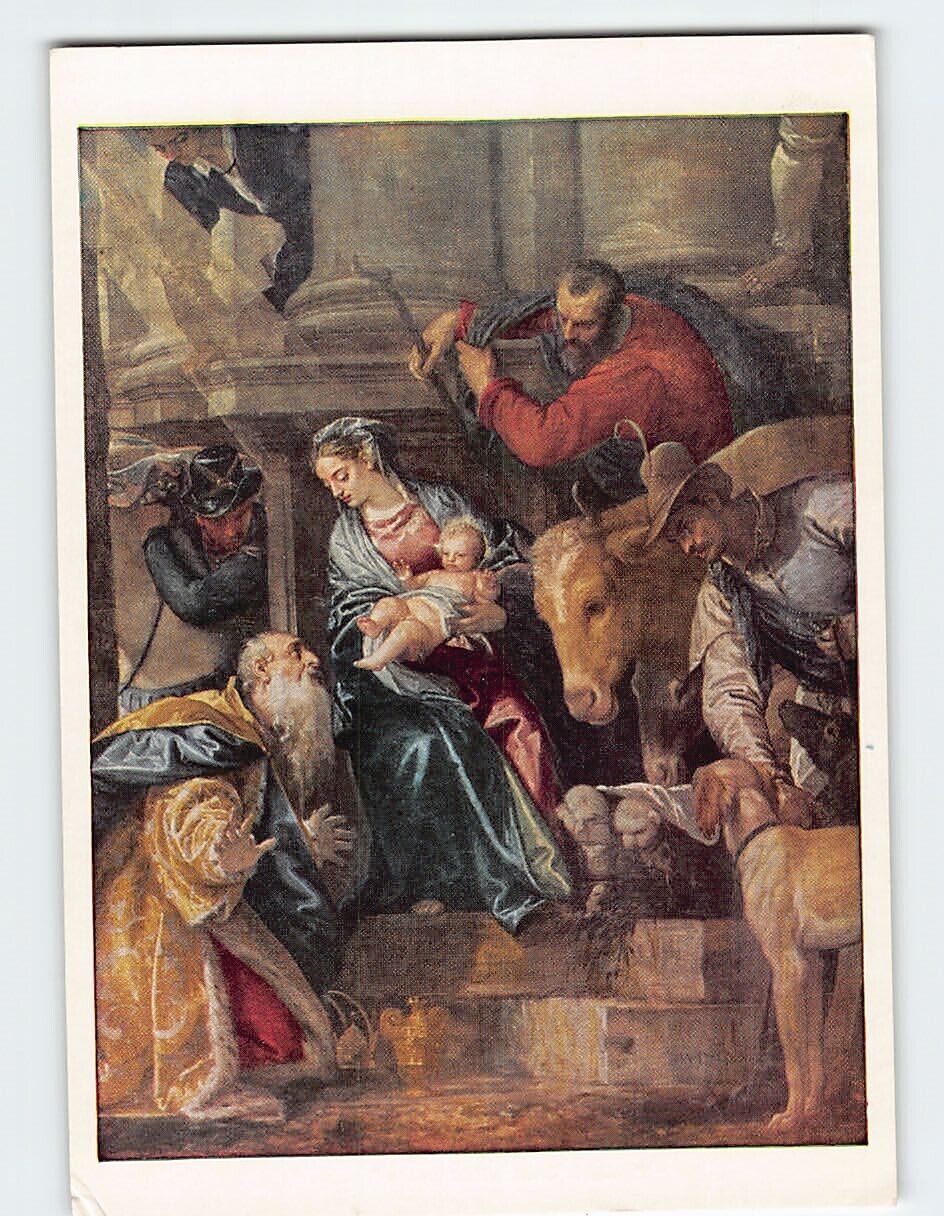 Postcard The Adoration of the Kings By P. Veronese National Gallery England