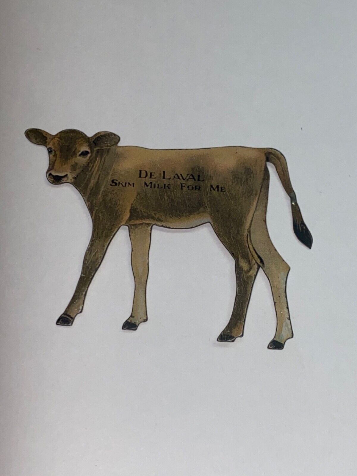 De Laval Cream Separators Die Milkmaid Cow  Metal Trade Card