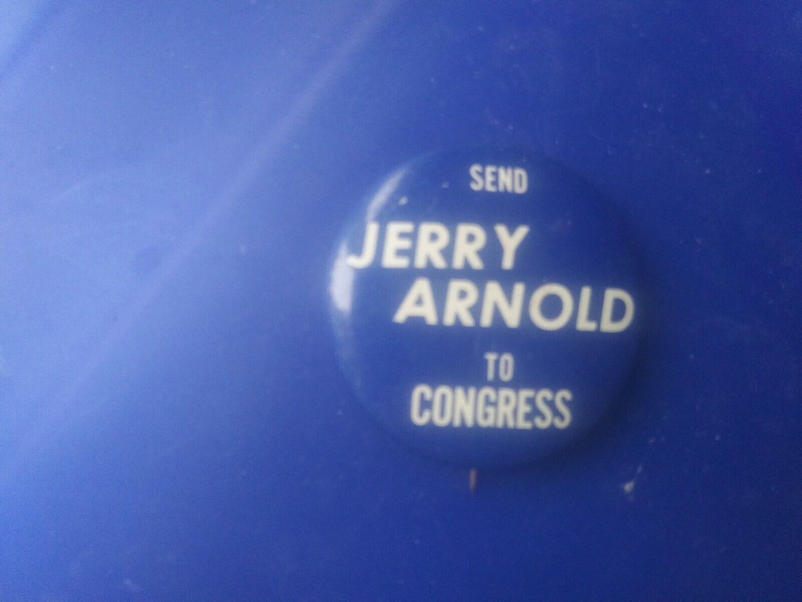 Wisconsin Congress Jerry Arnold Pin Back Campaign Button Local Political 