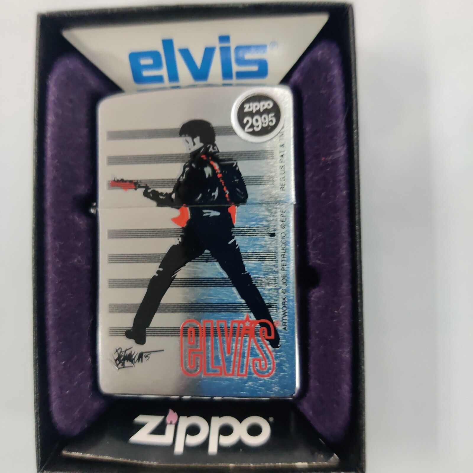 Zippo Windproof Lighter Elvis Presley, New In Box