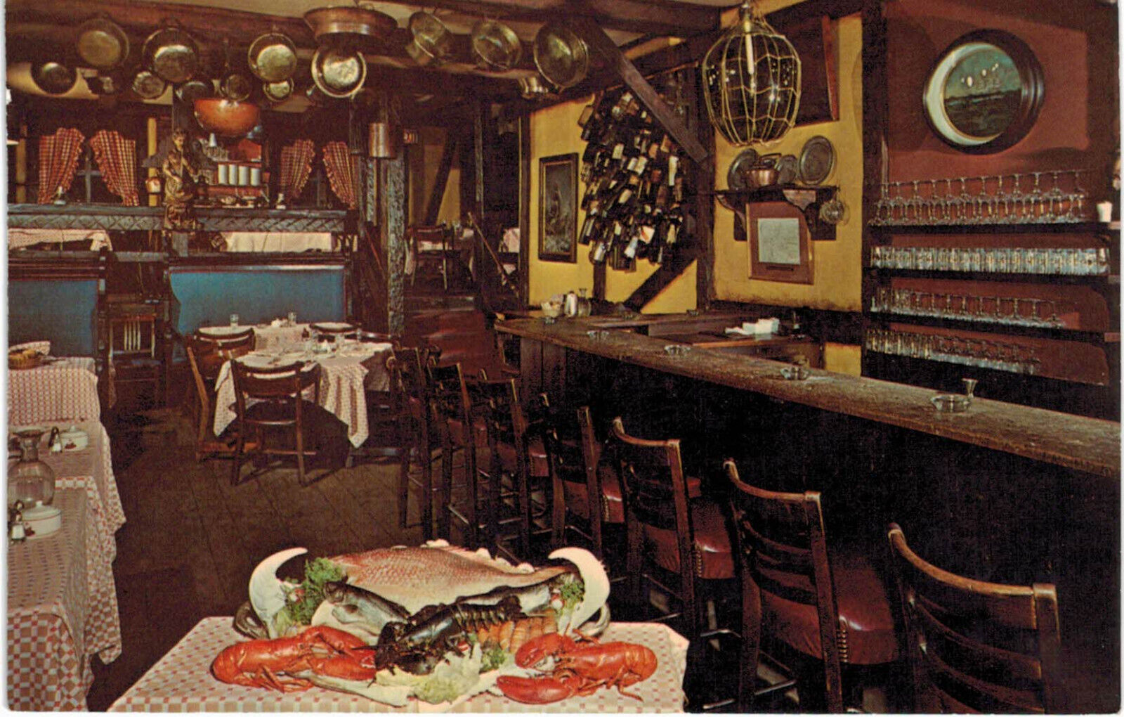 The Cape Cod Room at the Drake - Vintage c1960 Postcard - Chicago, Illinois