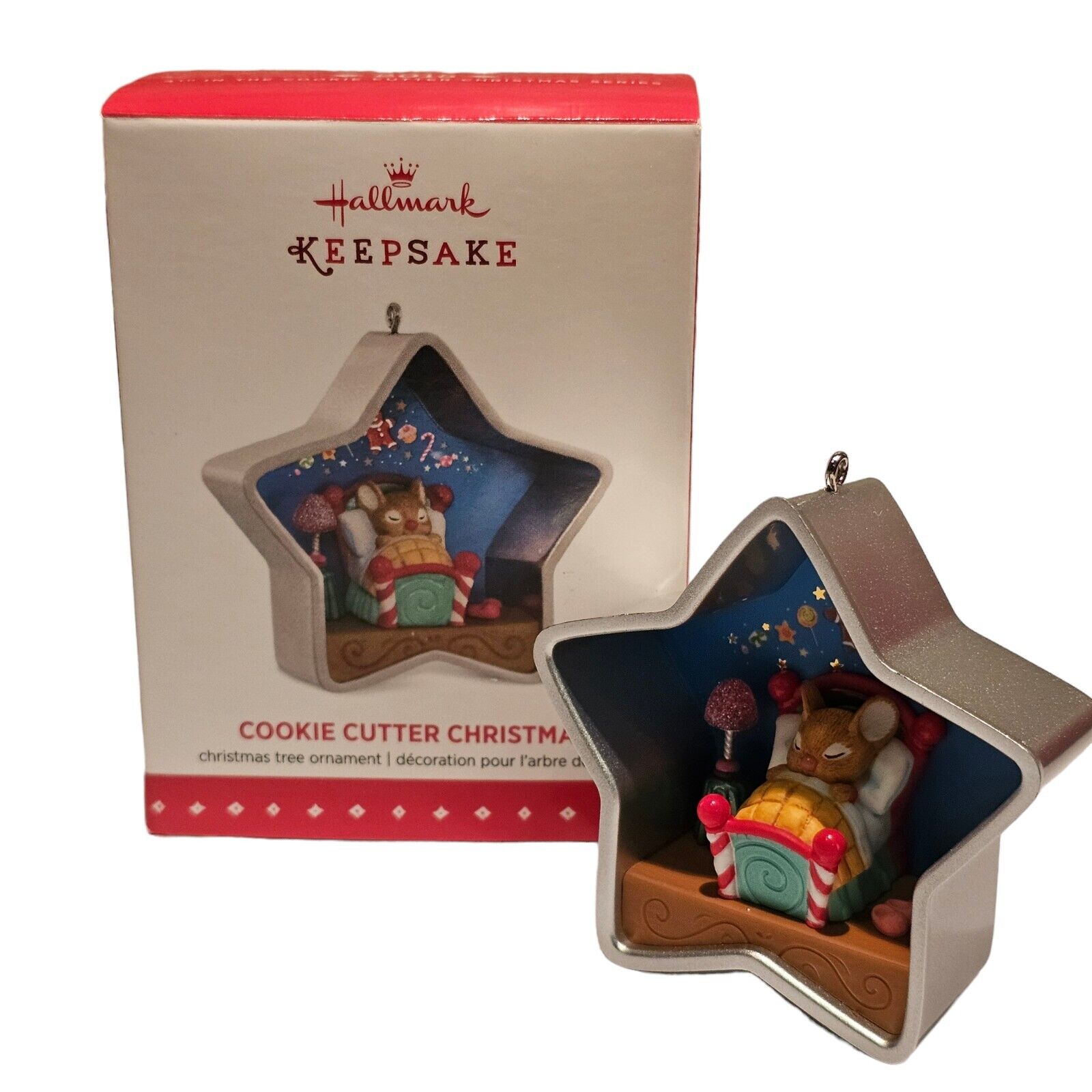 2015 Hallmark Star Mouse Ornament 4th in The Cookie Cutter Christmas In Series
