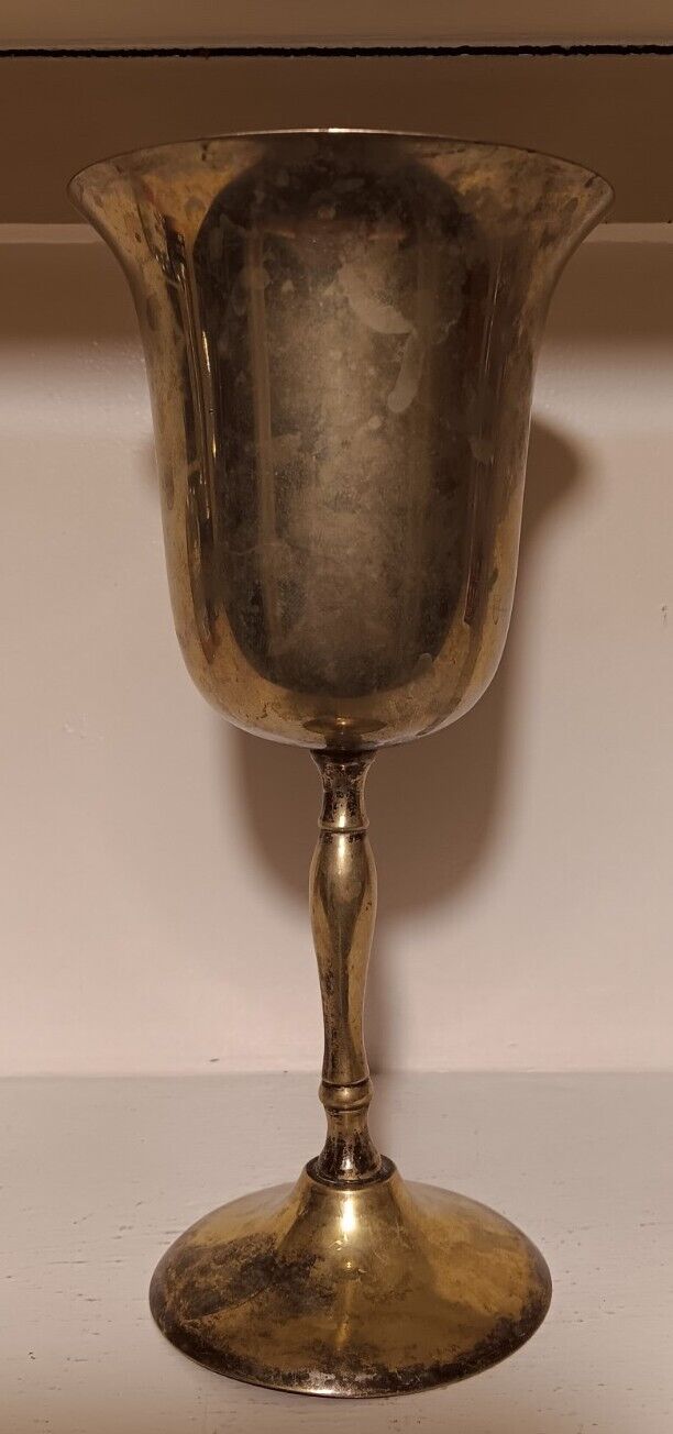 Vintage Antique Brass Chalice