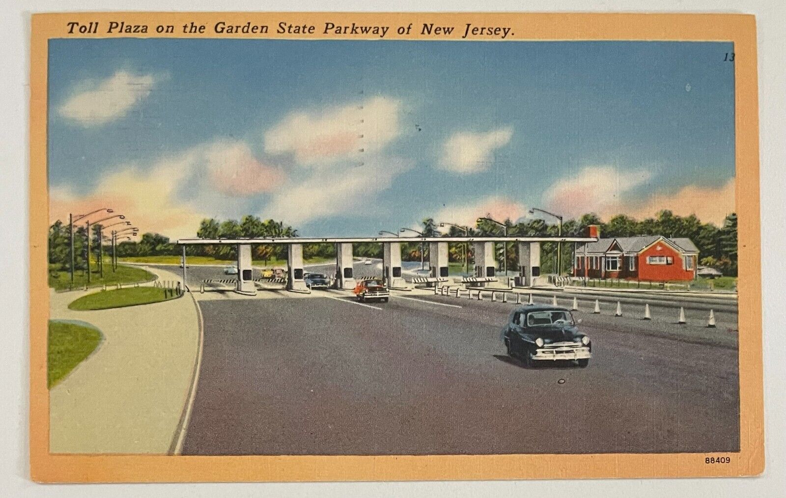 New Jersey/Garden State Parkway PM1962 VTG Postcard