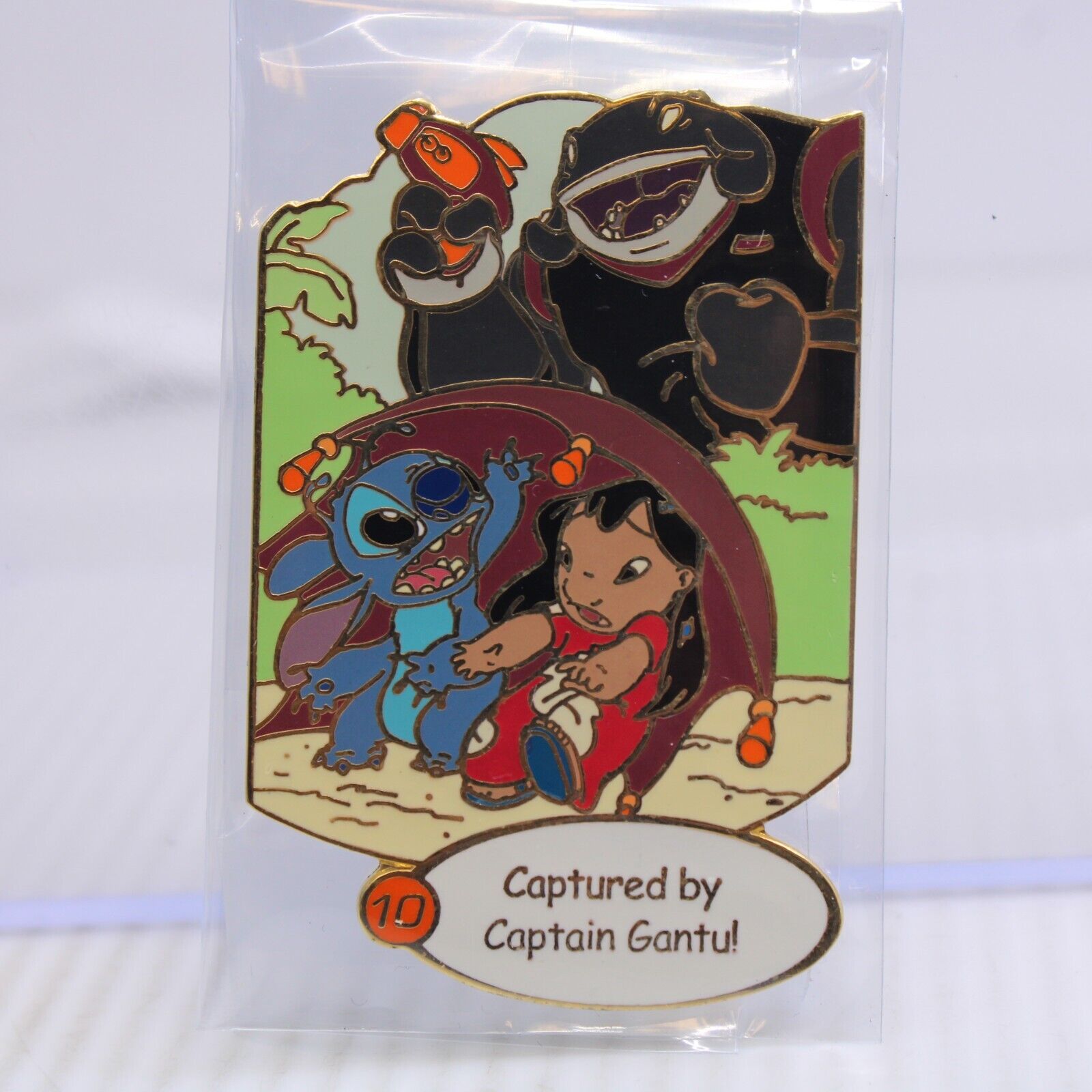 Disney Auctions Pin LE 100 Lilo & Stitch Story #10 Captured By Gantu