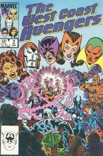 West Coast Avengers (1985) #2 Direct Market VF-. Stock Image