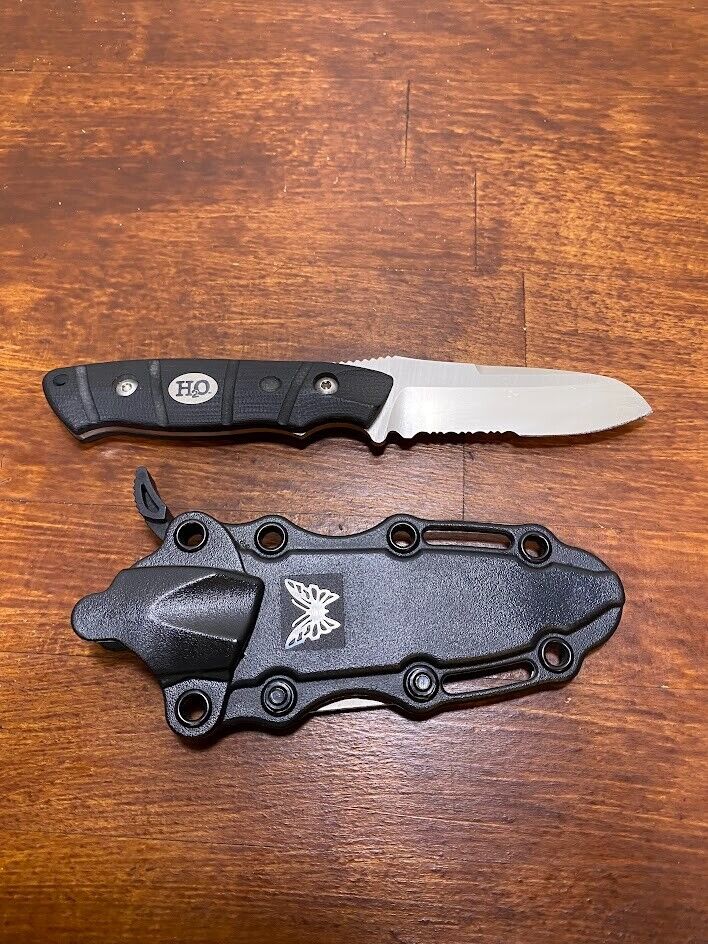 DISCONTINUED RARE Benchmade 100SH20 Dive Knife Black Handle