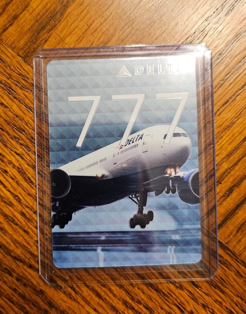 New Delta Airlines 2016 Boeing 777-200LR Aircraft Pilot Trading Card #45