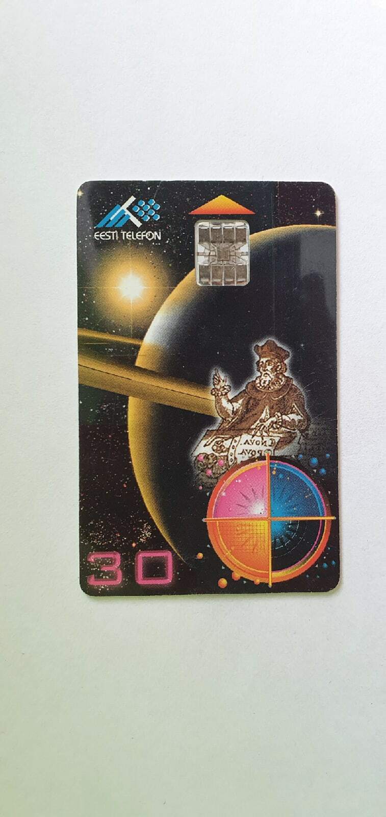 Phone Card (Estonian, Eesti telefon) 1998 year