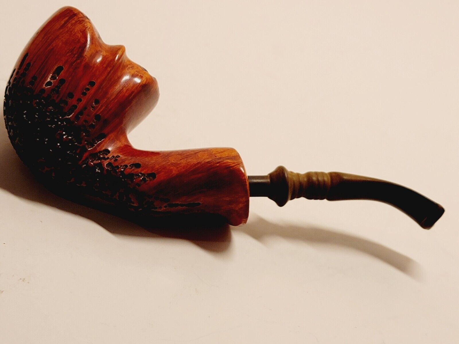 Vntg Nording Tobacco Pipe 4 Made In Denmark Sm Crack And Blemish On End Of Shank