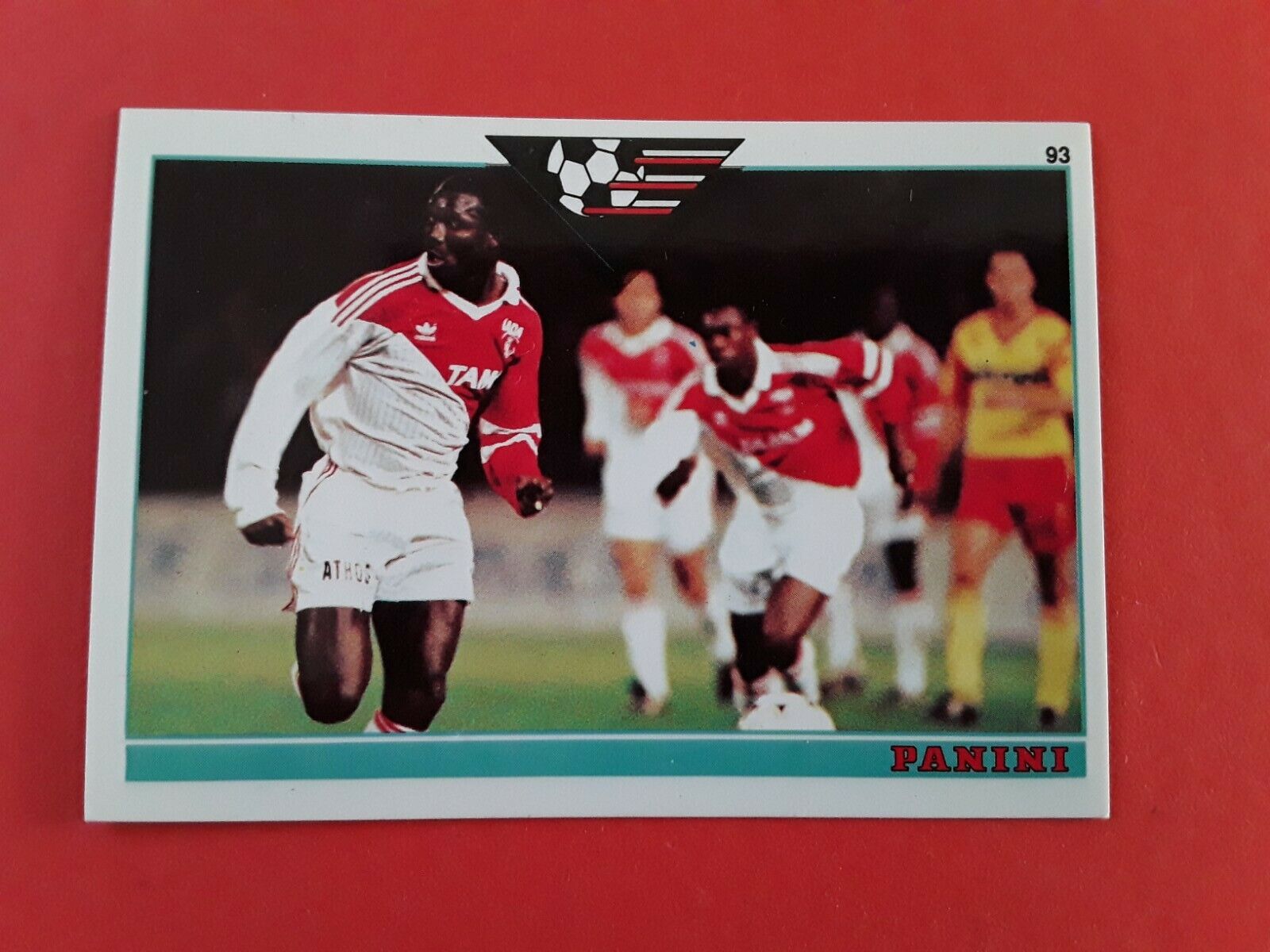 Panini FOOTBALL CARDS\'93 U.N.F.P - GEORGE WEAH #317 RARE MONACO COLLECTION