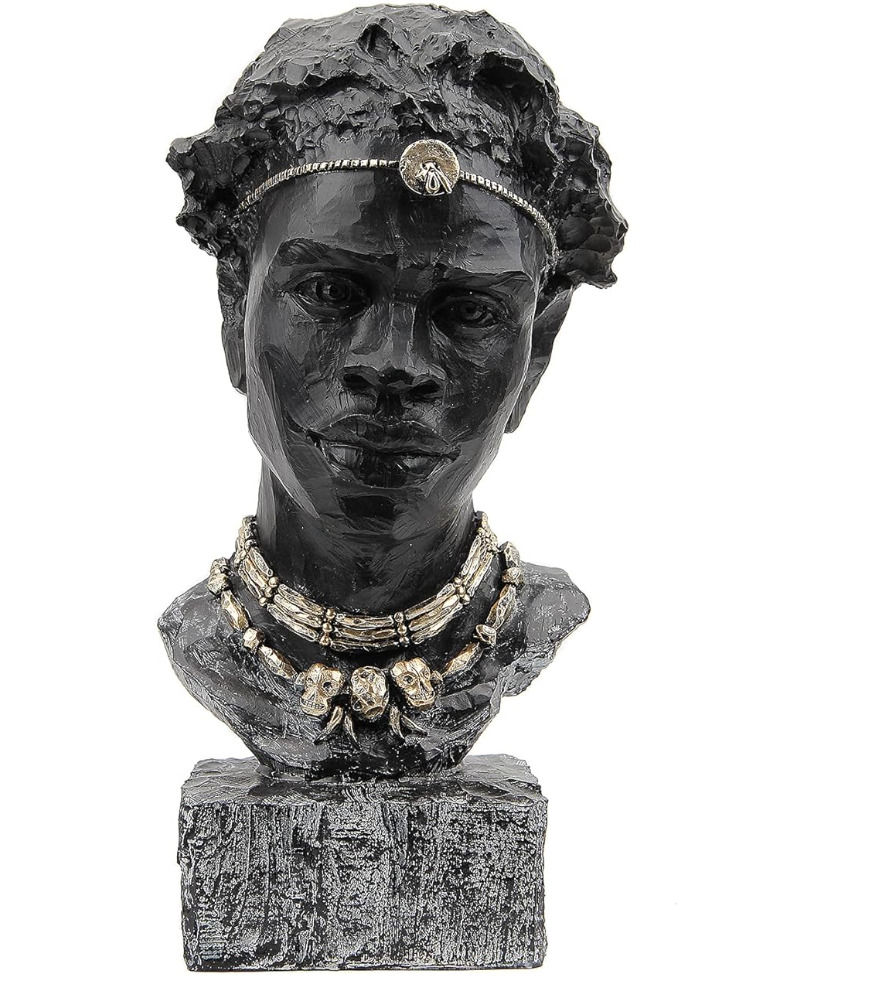 African Statues and Sculptures for Home Decor,African Figurines Head Statue