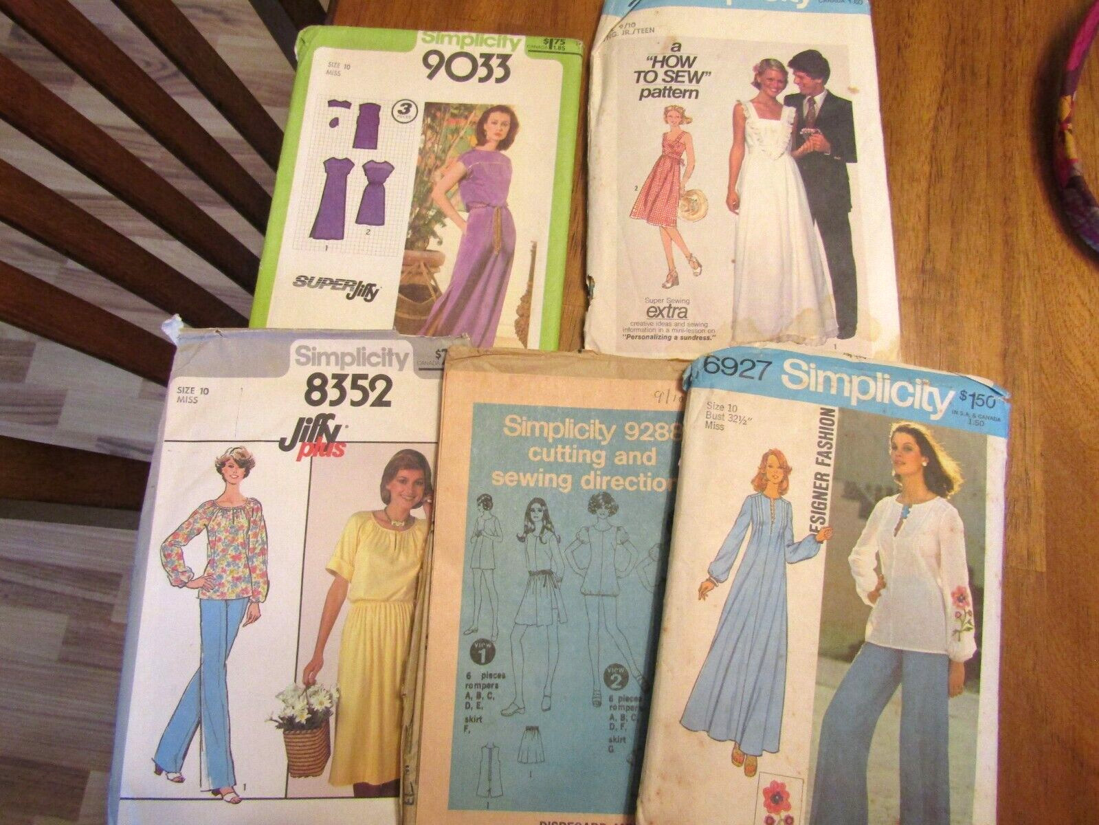 Vintage 70\'s Ladies Sewing Patterns*Various Sizes*Cut Lot