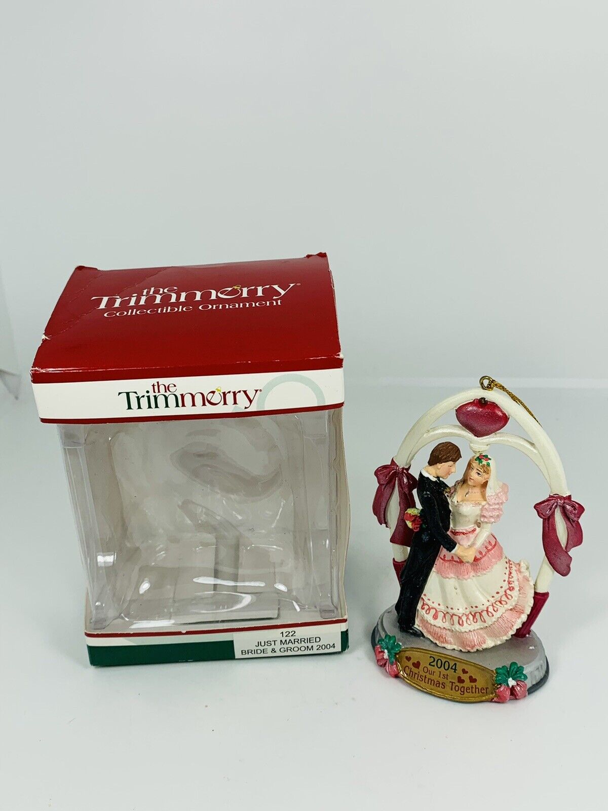 The Trimmerry Bride And Groom 2004 Christmas Ornament Shopko First Christmas
