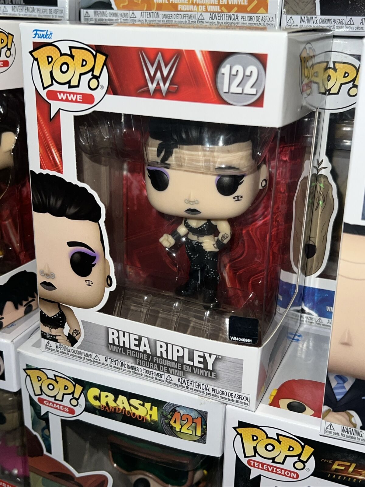 Rhea Ripley (WWE) Funko Pop #122 Wrestling 4” Vinyl Figure w/ Pop Protector
