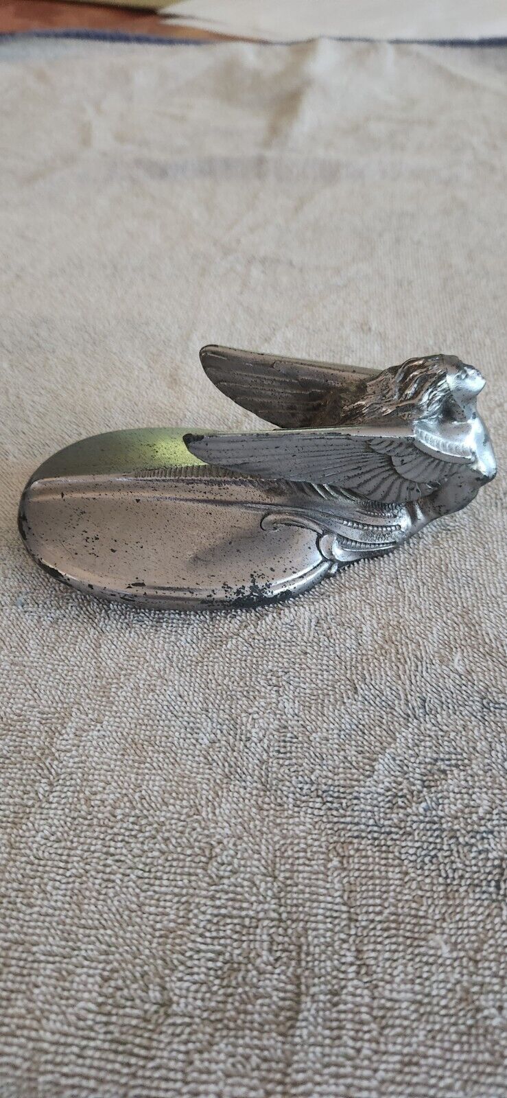 Vintage 1930's Plymouth Hood Ornament Winged