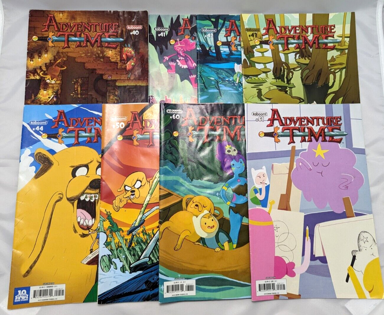 Lot of 8 -  Kaboom Comics Adventure Time 2015-17 - 40 41 42 43 44 50 60 61