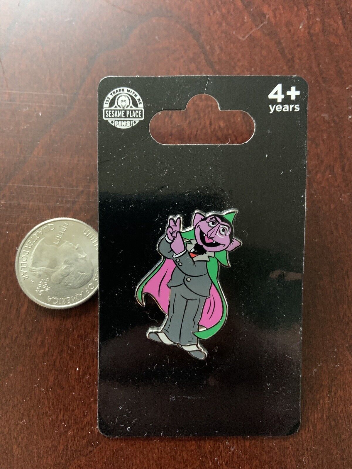 Sesame Street Pin Count Von Count