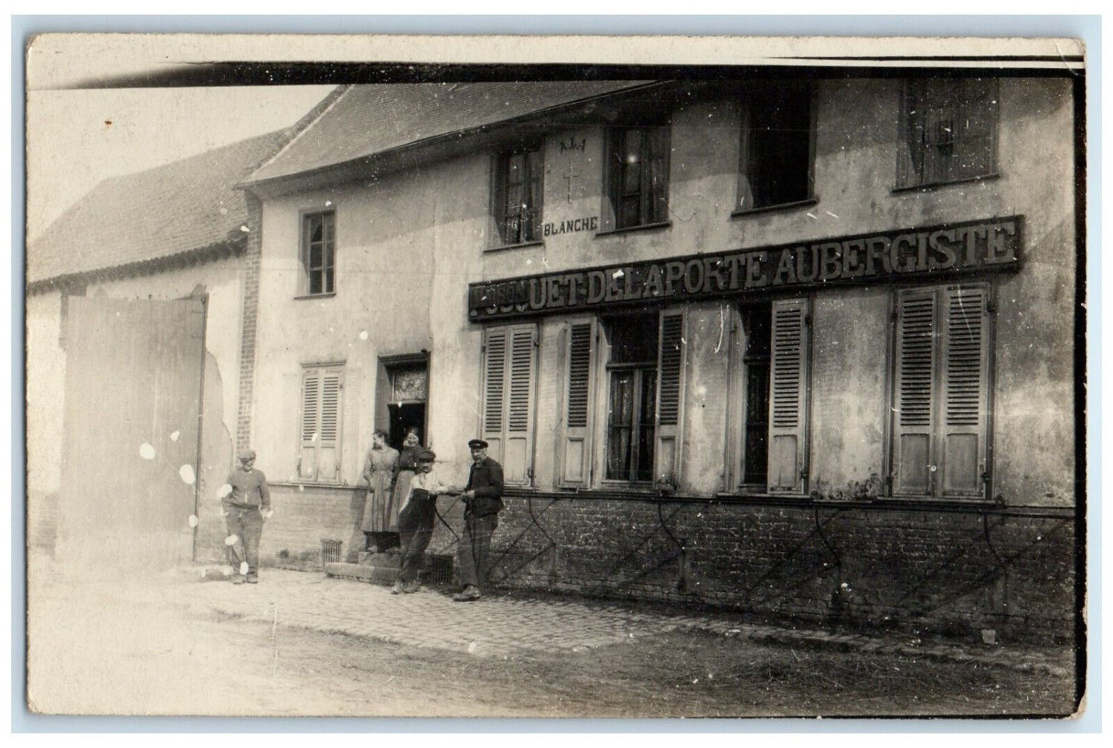 c1910 Scene in Raineville Vosges Grand Est France WW1 RPPC Photo Postcard