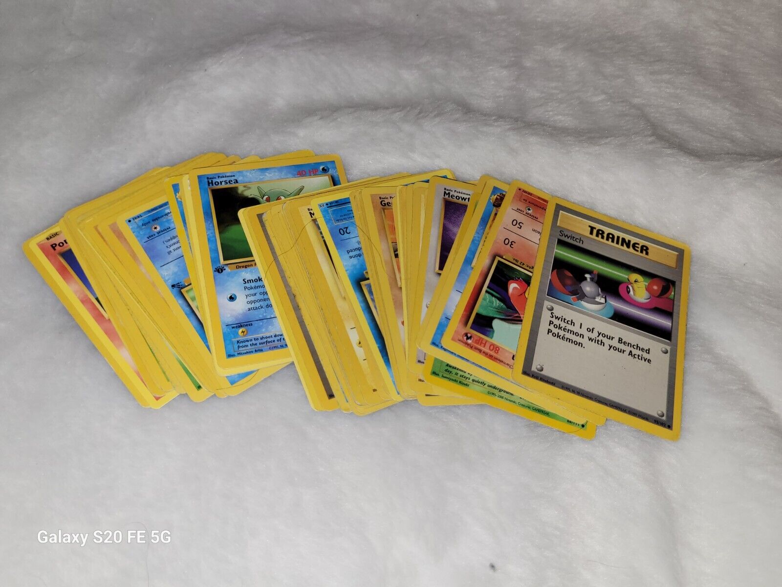 Vintage Pokemon Cards * 50 Pokémon Cards Lot *  1990s To 2019 * Some Double