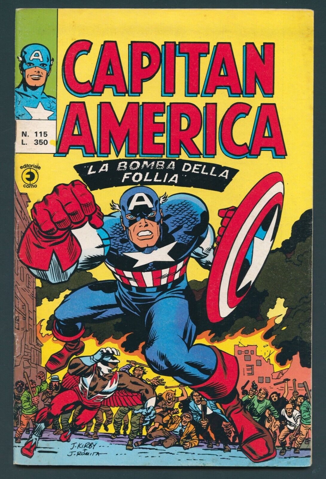 Giant-Size X-Men 1 Italian 1st Edition Captain America 193 Corno 1977 NICE Copy