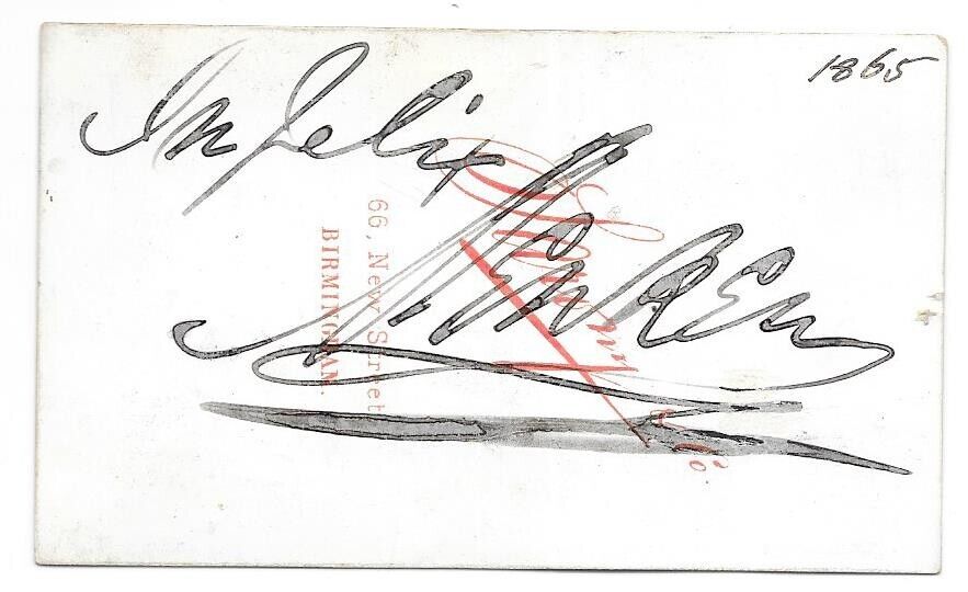 CDV: SIGNED IMAGE OF FAMOUS AMERICAN ACTRESS ADAH ISAACS MENKEN 1865