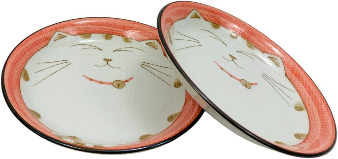 JapanBargain 2475x2, Set of 2 Japanese Porcelain Dipping Sauce Dish for Soy Sauc