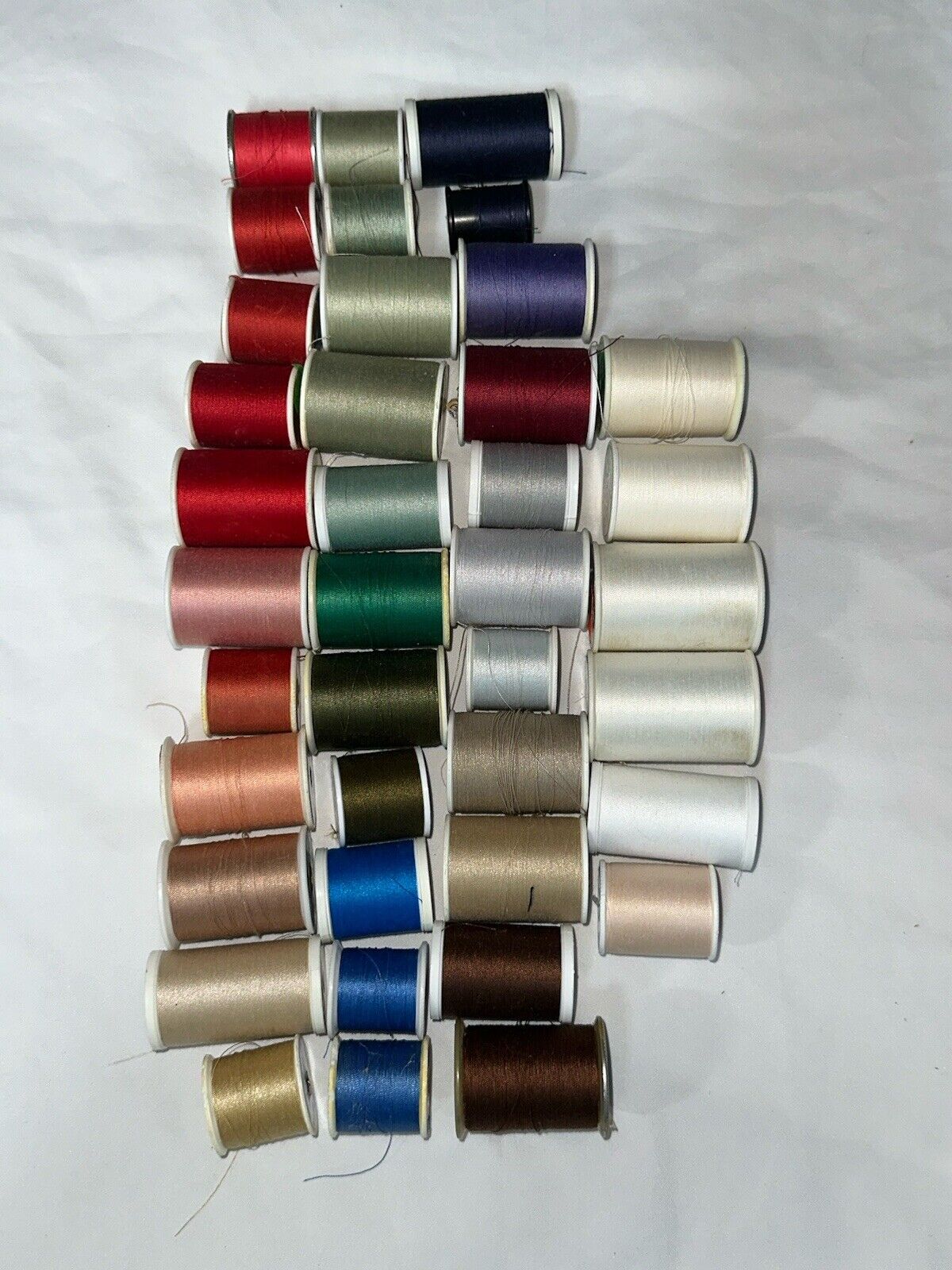 Vtg Lot 38 Assorted JP Coats & Clark Clarks Sewing Thread Various Colors Styles