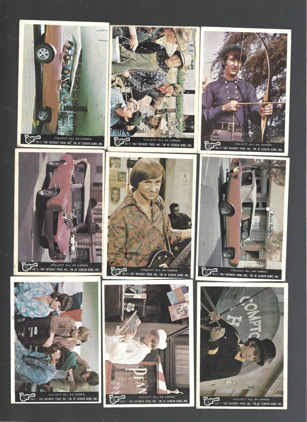 1967 Donruss The Monkees Series A-Lot of 38 Cards-ex