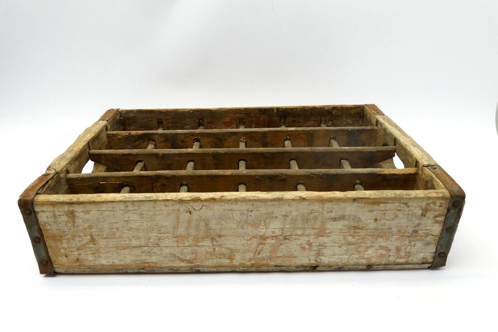 7-Up Durabilt Beverage Case 1952 Illinois Glass Company Shipping Crate Box