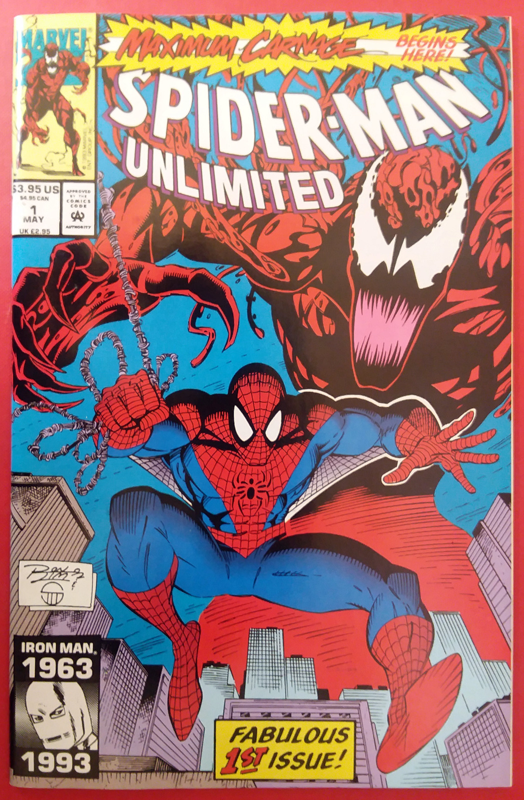 ✦ Spider-Man Unlimited #1 (1993, Marvel) VF/NM 1st App Shriek Maximum Carnage