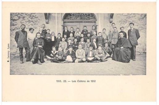 CPA 73 COLONY N.D.SAINT VINCENT A YENNE LES COLONONS DE 1912 (not common photo)