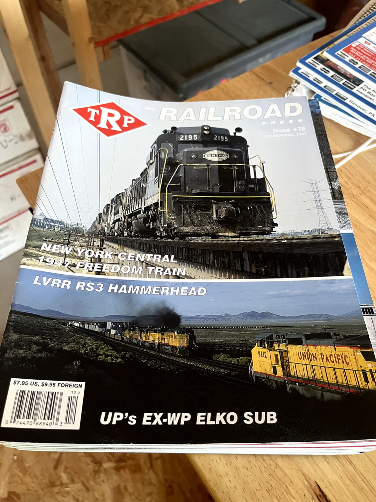 NYC Freedom Train:  WP Elko Sub    Railroad Press Magazine Oct/Nov/Dec Issue #75
