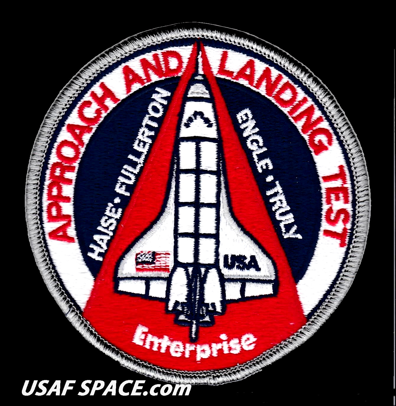 ALT APPROACH AND LANDING TEST ORIGINAL A-B Emblem ENTERPRISE NASA SHUTTLE PATCH