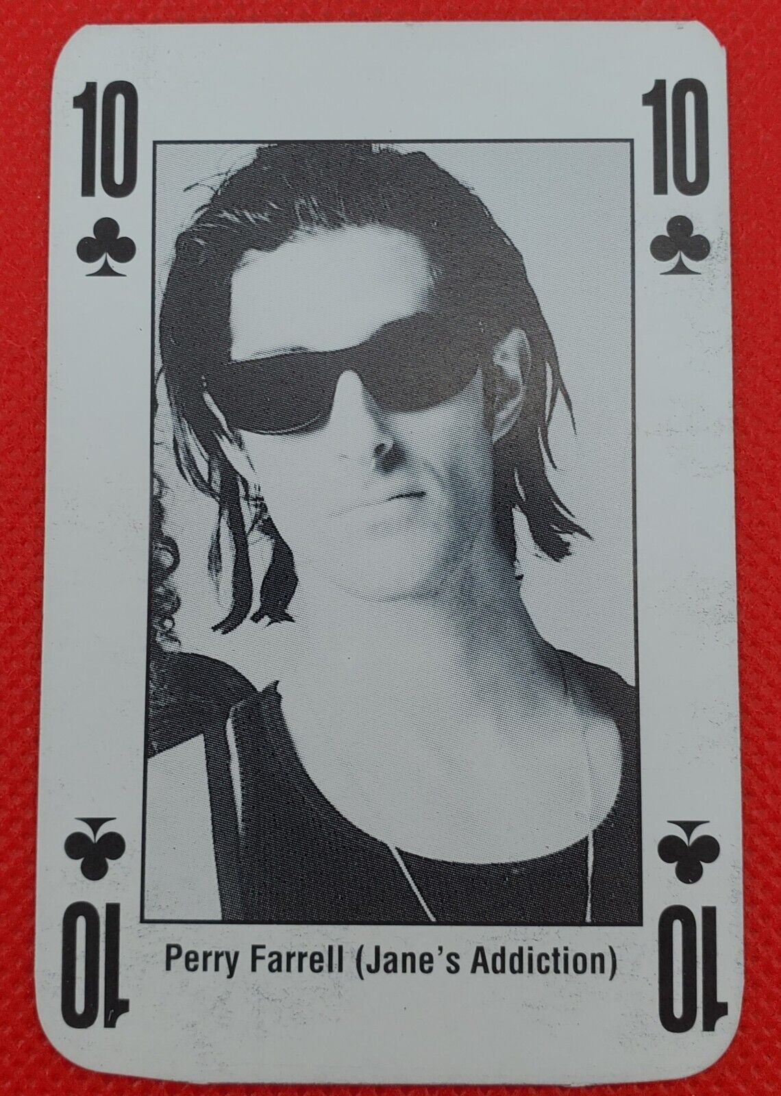 Perry Farrell Janes Addiction Kerrang 1993 King of Metal Playing Trading Card