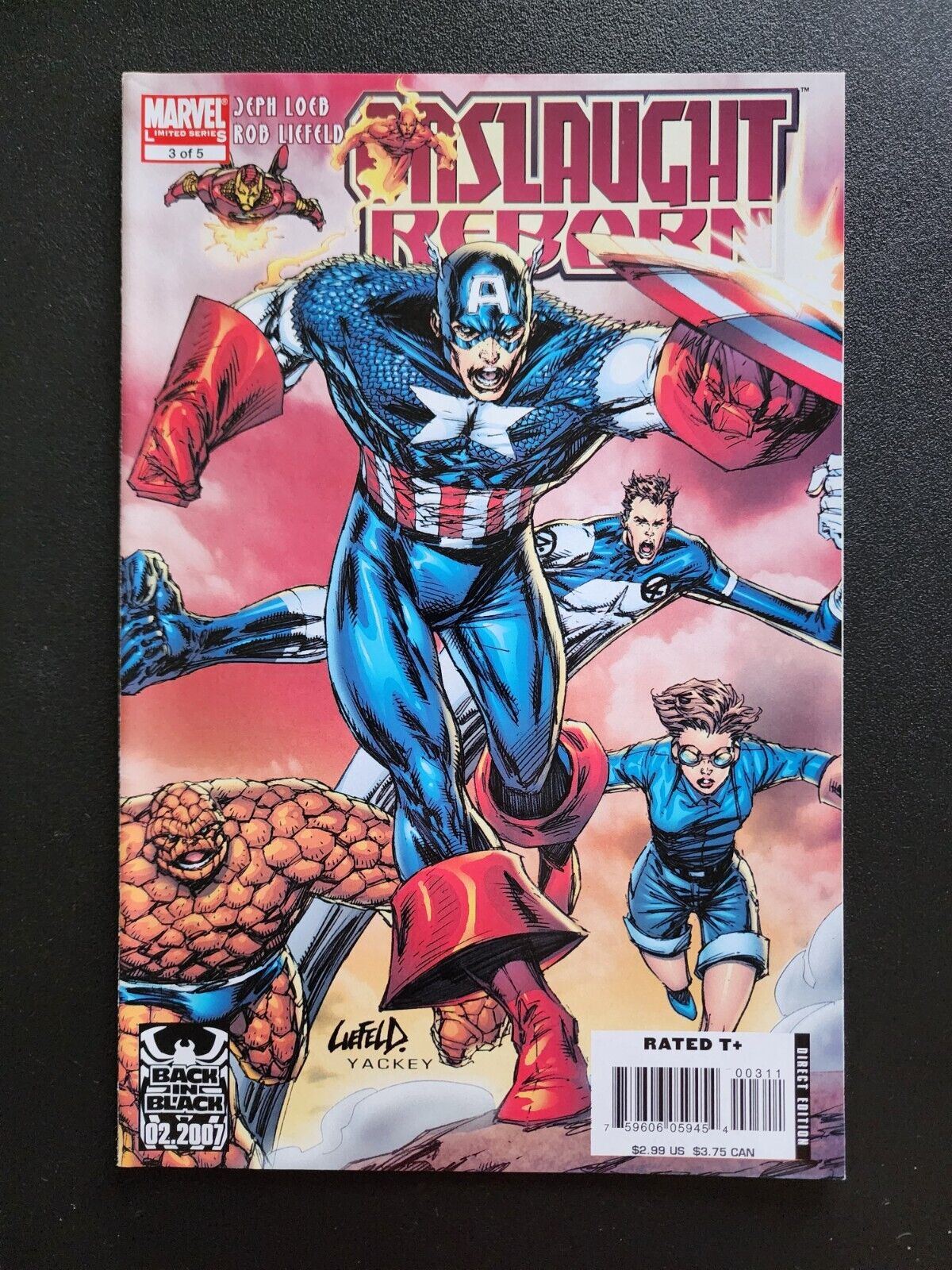 Marvel Comics Onslaught Reborn #3 March 2007 Rob Liefeld Cover