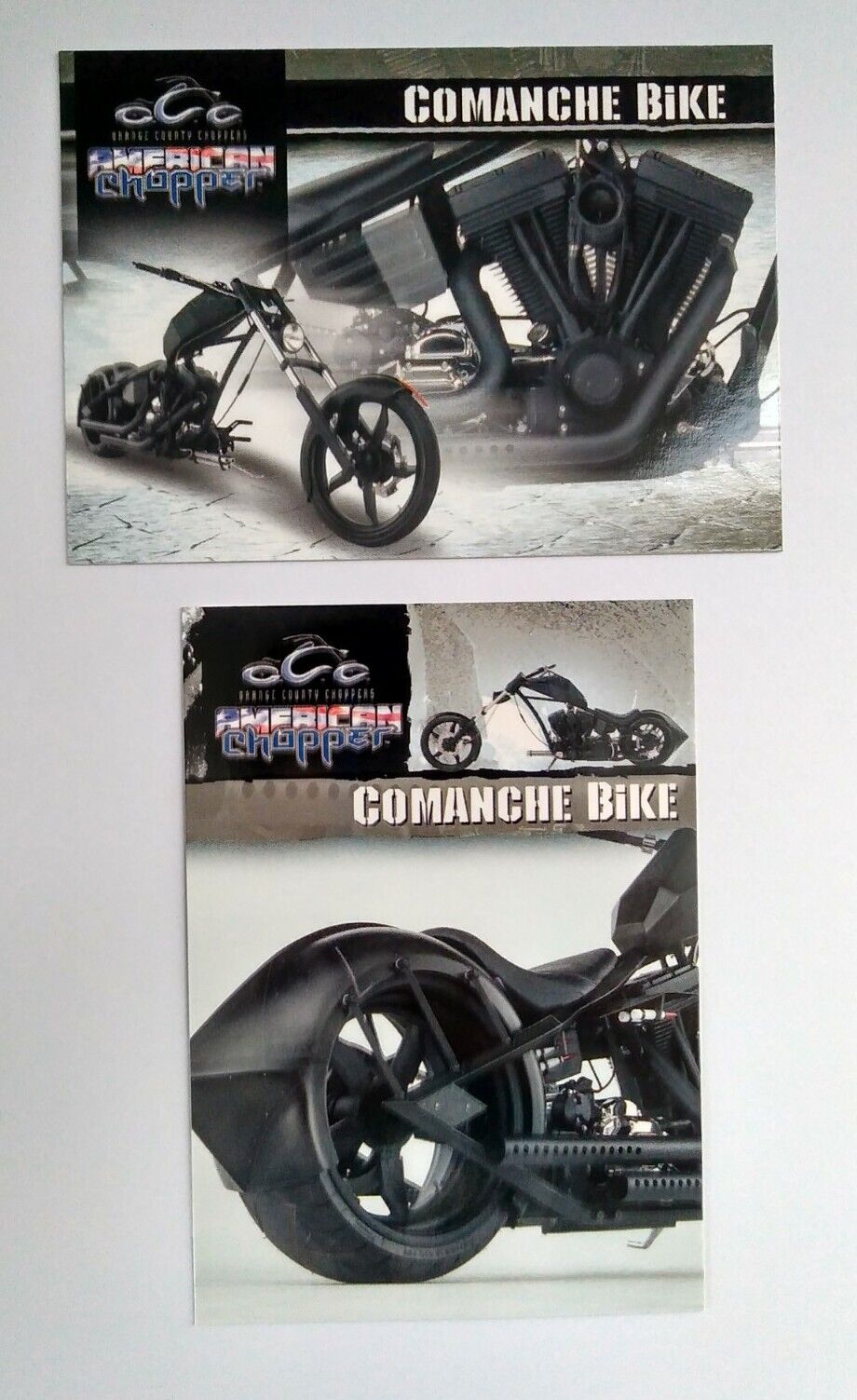2004 Joyride Studios~ Orange County~American Chopper 2 Card Lot~Comanche Bike