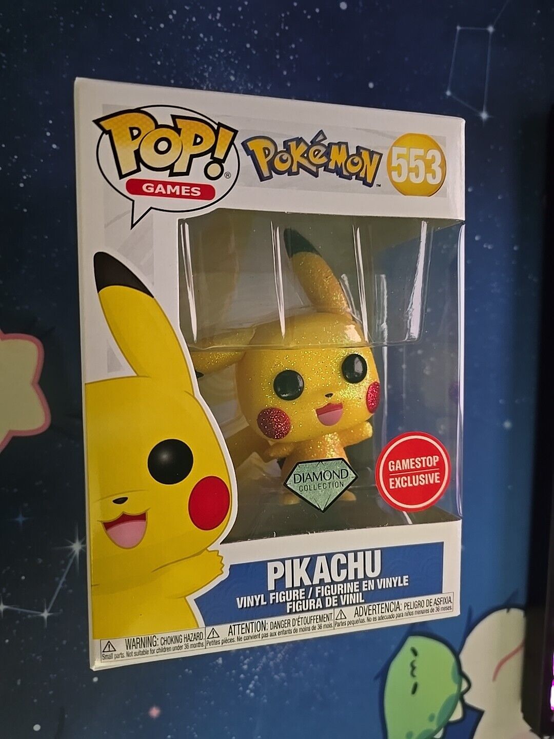 Pikachu #553 Diamond Collection Funko POP Pokémon - GameStop Exclusive