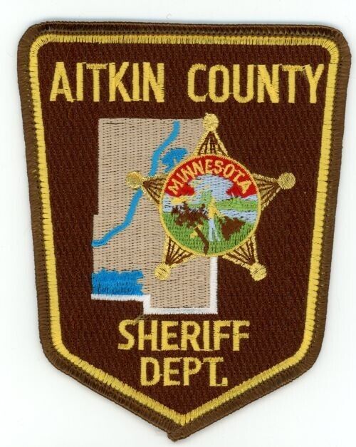 MINNESOTA MN AITKIN COUNTY SHERIFF DEPT SHOULDER PATCH POLICE