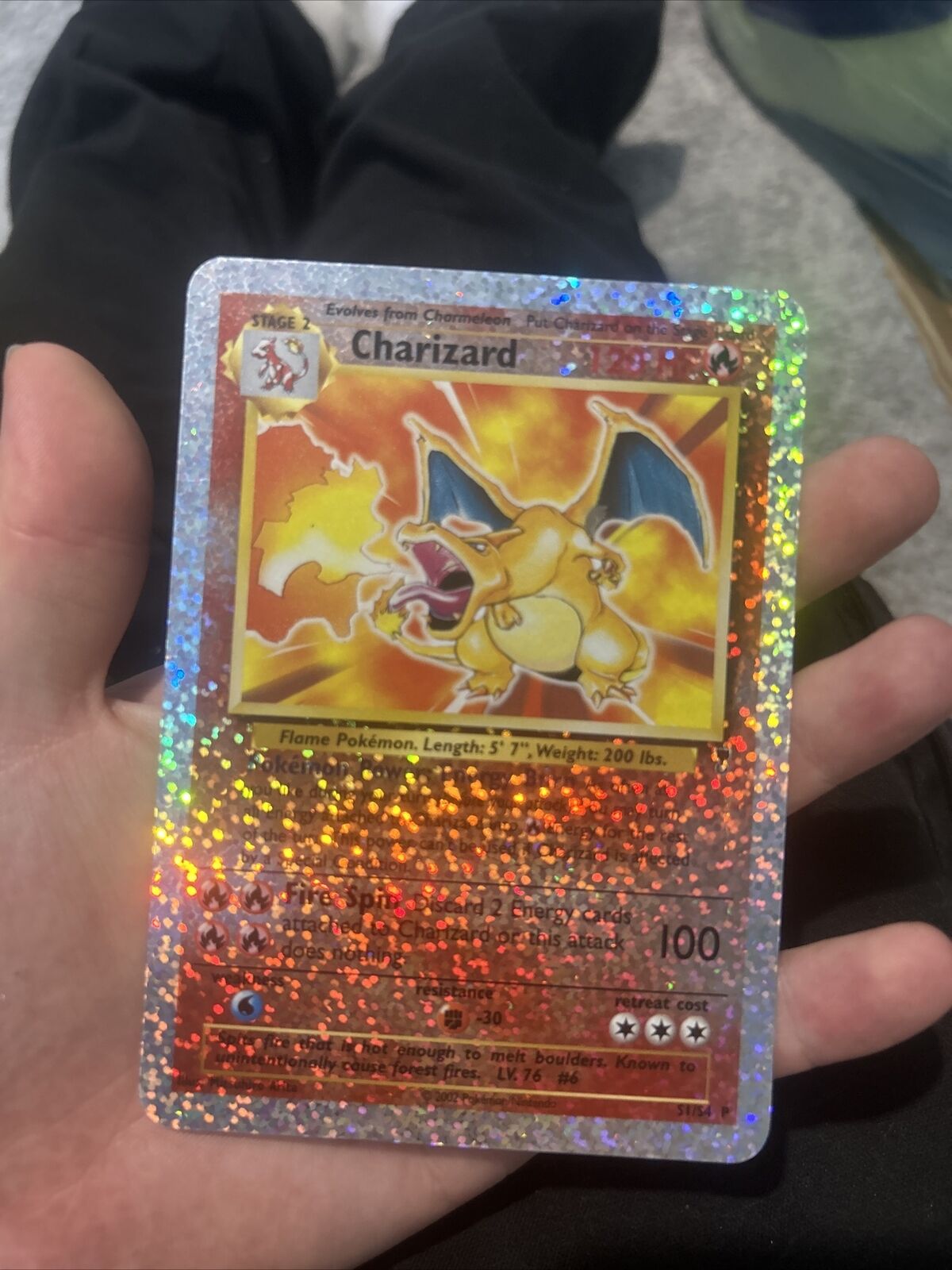 Charizard S1/S4 Legendary Collection Jumbo Oversized Box Topper Pokemon Card