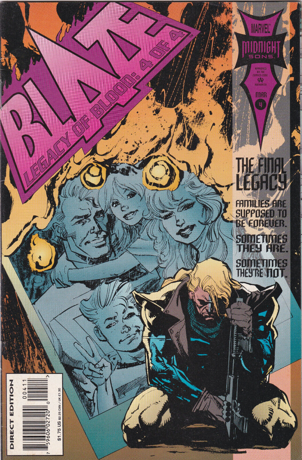 Blaze: Legacy of Blood #4,  Mini (1993-1994) Marvel Comics