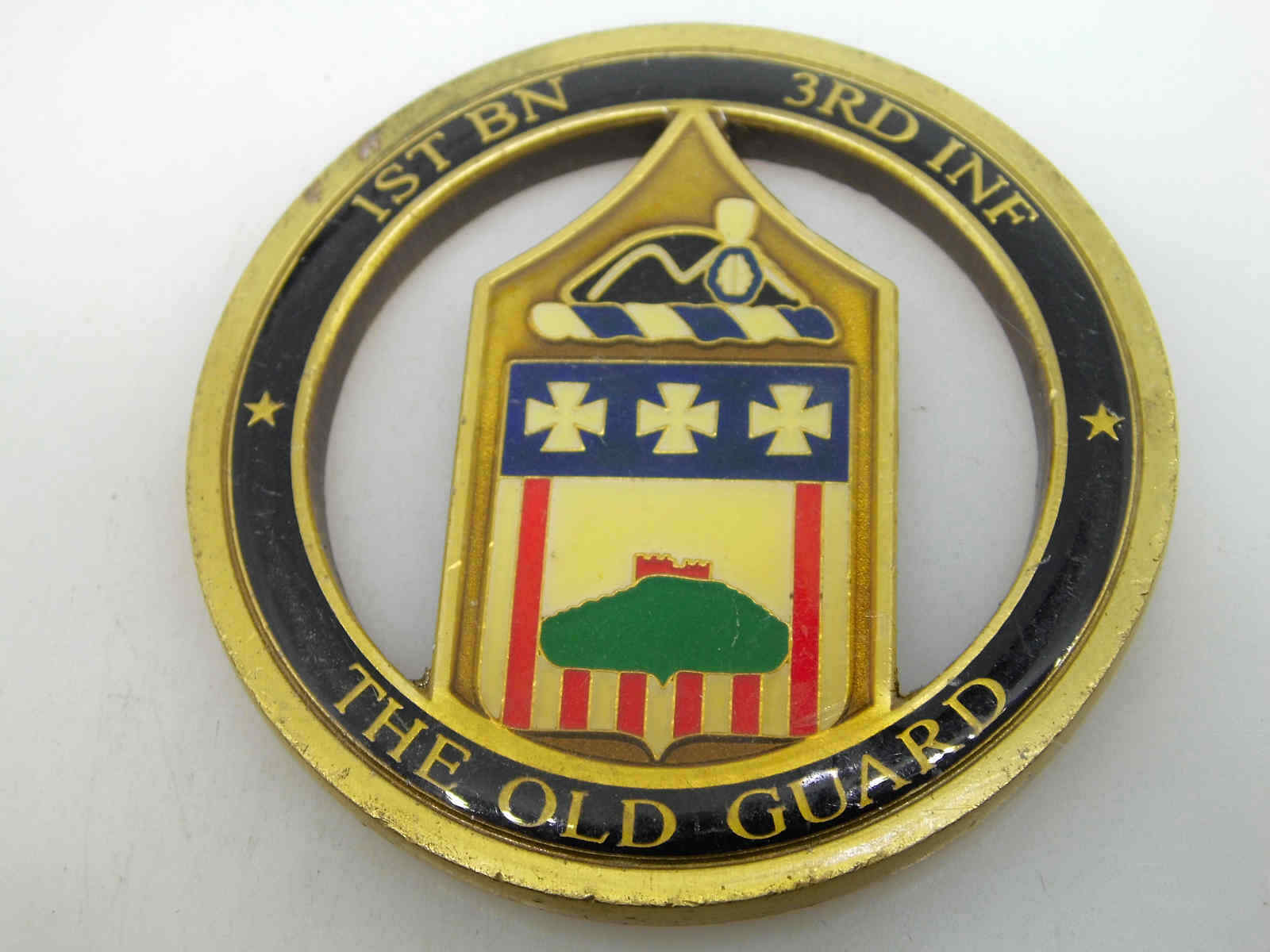 1ST BN 3RD INF OLD GUARD WASHINGTON OWN CHALLENGE COIN