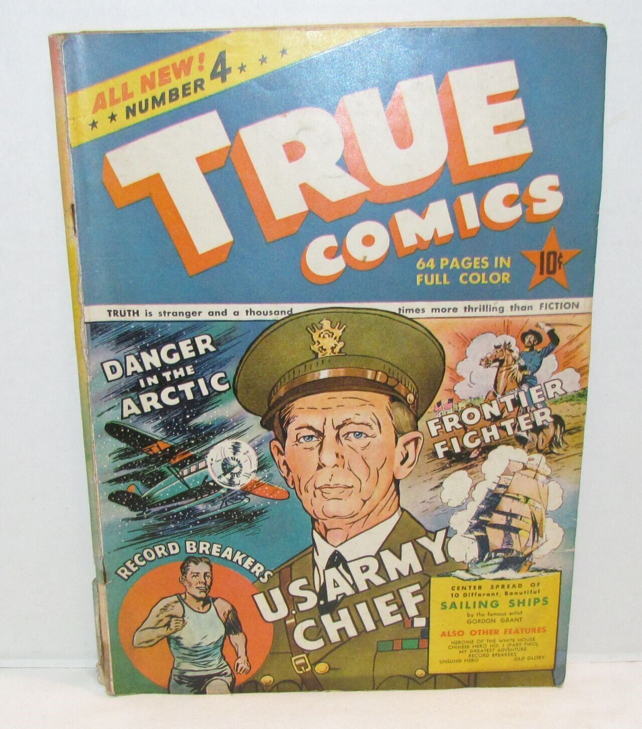 True Comics #4 1941 Parents' Institute Press, General George Marshall