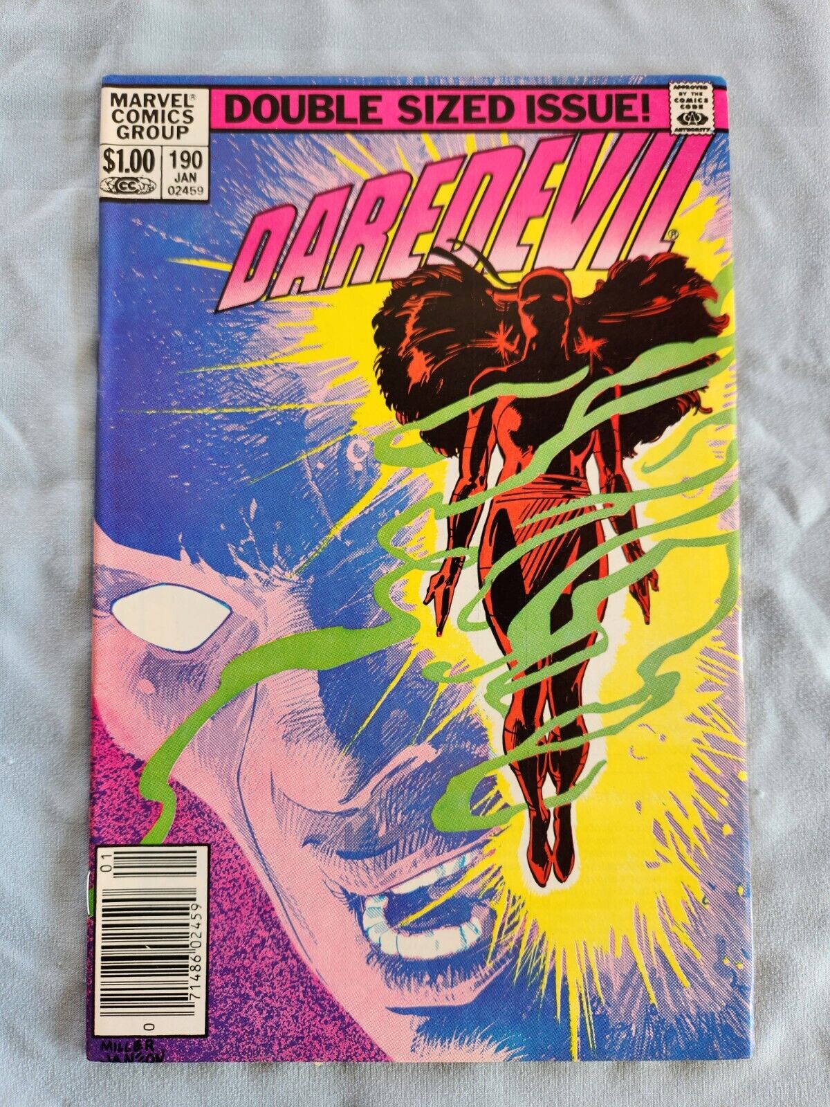 Daredevil 190 1983 Origin & Resurrection of Elektra (FRANK MILLER) NEWSTAND