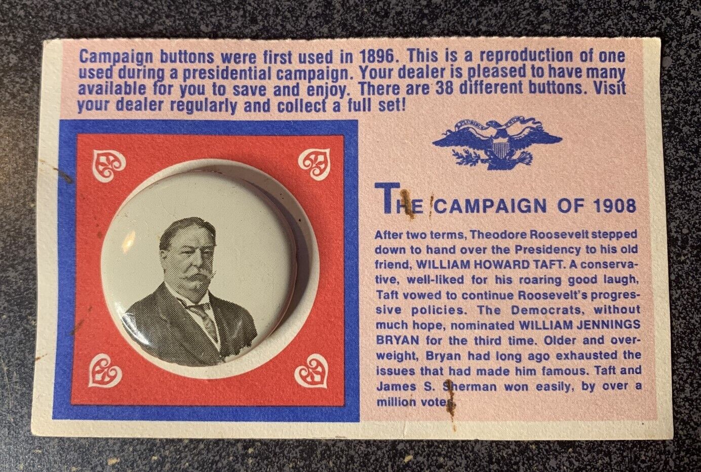 The Campaign of 1908 WILLIAM HOWARD TAFT 1\