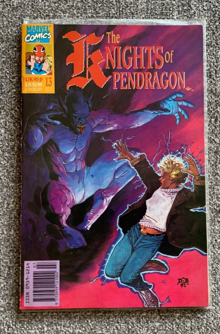 Marvel Comics The Knights of Pendragon Issue #13 1990