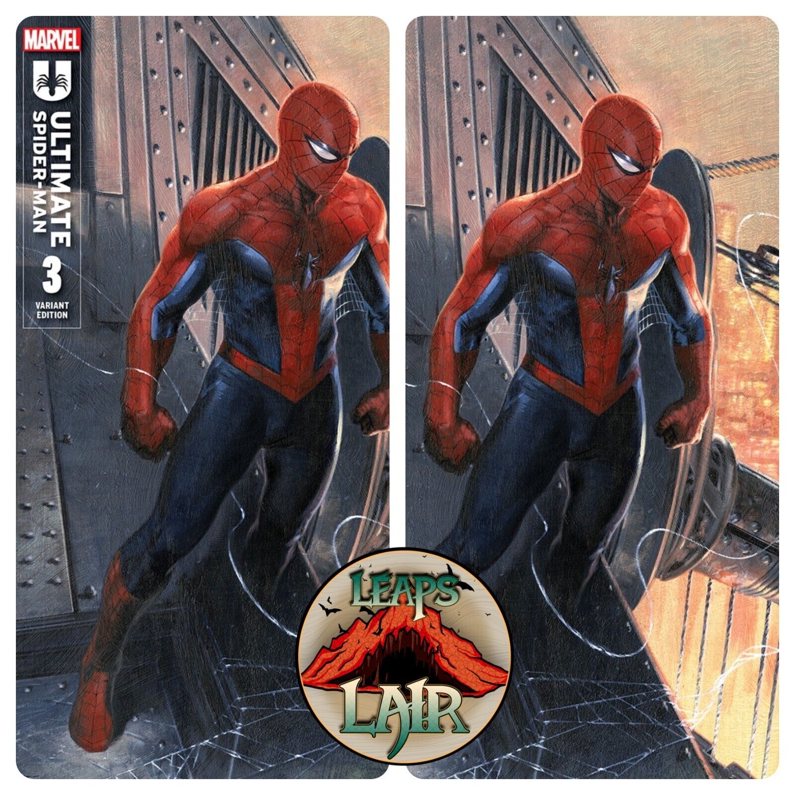 [2 PACK] ULTIMATE SPIDER-MAN 3 UNKNOWN DELL'OTTO EXCLUSIVE VAR [03/27/2024