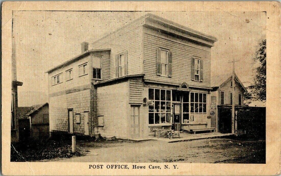 1915. HOWE CAVE,NY. POST OFFICE.  POSTCARD KK13